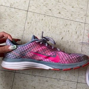 Nike Grey and pink shoes